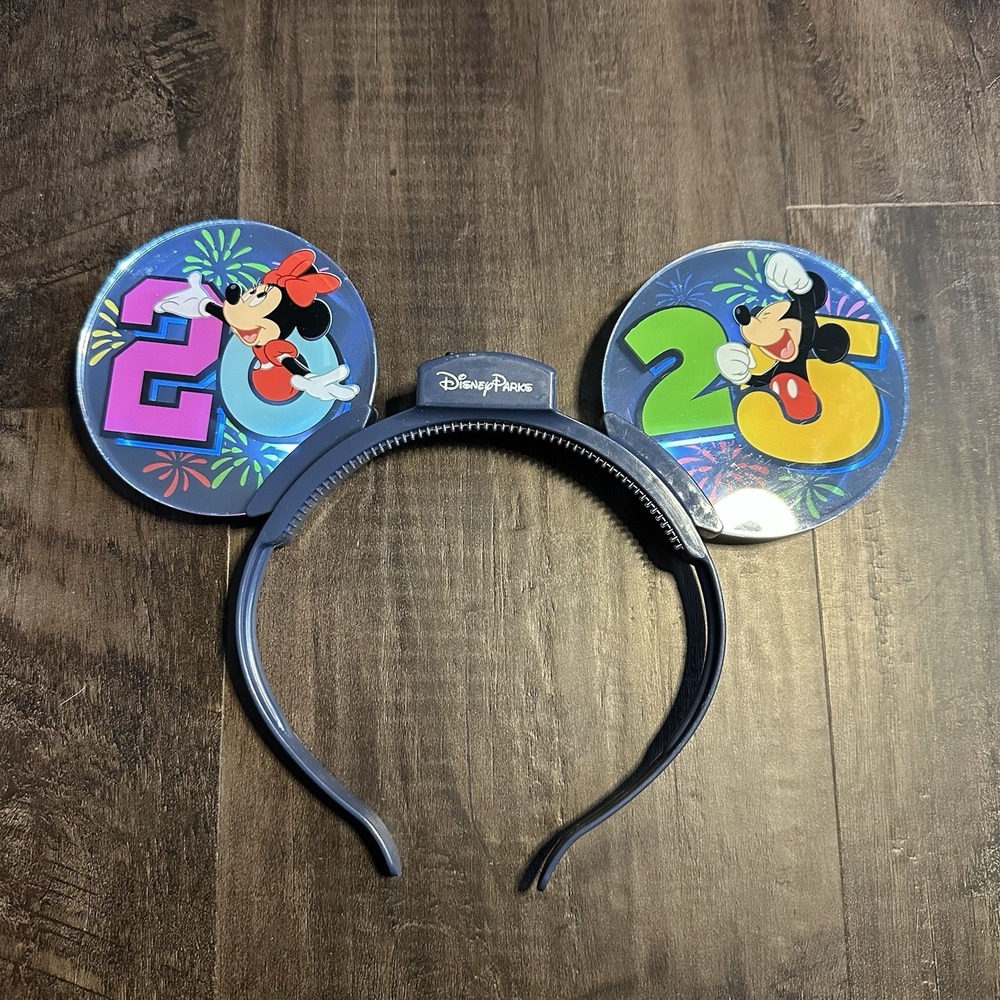 WORKS GREAT‎ Disney Parks 2025 Glow Ears Light-Up Mickey & Minnie Mouse Headband